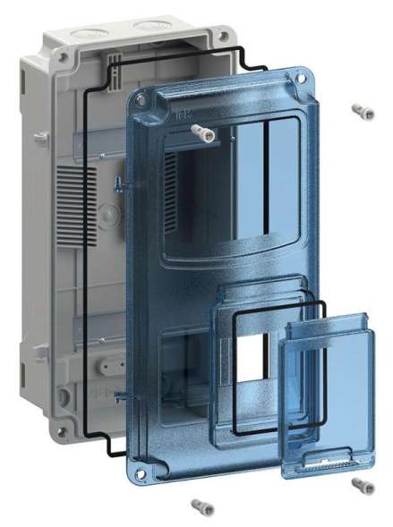 Корпус пластиковый ЩУРн-П 1/8 IP66 PC IEK MSP1-N-08-55