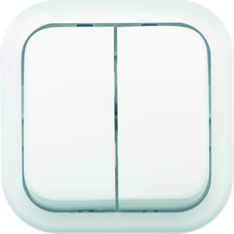 Выключатель 2-кл. ОП Валентина 10А IP20 А56-025 бел. Кунцево 7634