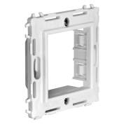 Каркас 1-м 2мод. BRAVA бел. (для СП) DKC 75020W