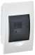Бокс ЩРВ-П-4 мод. встраив. пластик IP41 GENERICA IEK MKP12-V-04-41-G