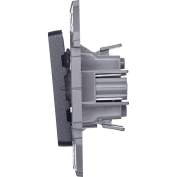 Механизм выключателя 2-кл. Inspiria 10А IP20 250В 10AX антрацит Leg 673623