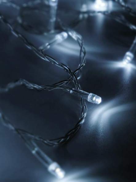 Гирлянда AC-G01-120W 120LED 12.8м 8реж. 220В бел. ФАZА 5047679