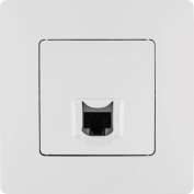 Механизм розетки информ. 1-м СП Etika RJ45 CAT.5E UTP бел. Leg 672241