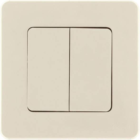 Механизм выключателя 2-кл. Inspiria 10А IP20 250В 10AX сл. кость Leg 673621