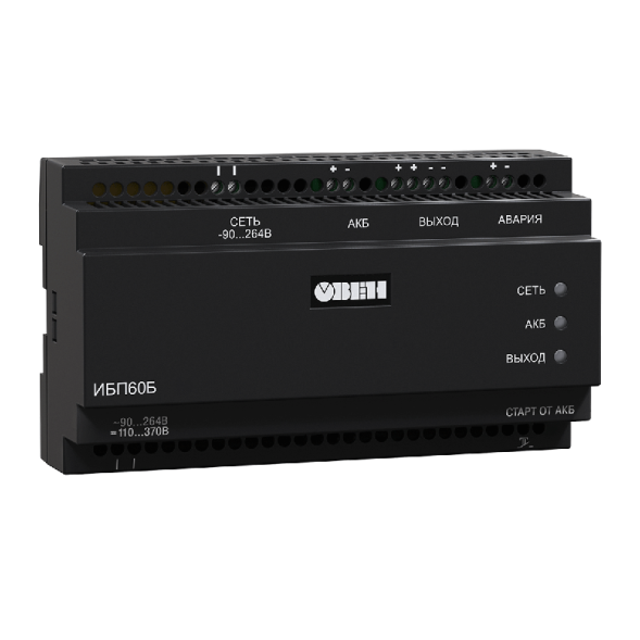 Источник питания ИБП60Б-Д9-24 с резервированием ОВЕН 36957