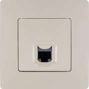 Механизм розетки информ. 1-м СП Etika RJ45 CAT.5E UTP сл. кость Leg 672341