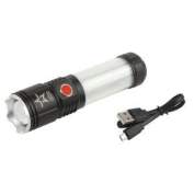 Фонарь светодиодный АРМИЯ РОССИИ MA-703 "Тайфун" ручной аккумуляторный 10Вт 6 режимов Li аккумулятор магнит крючок ЭРА Б0052320