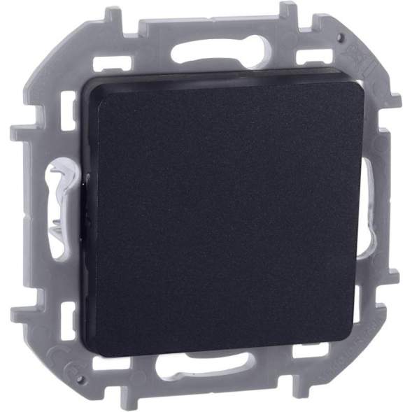 Механизм переключателя 1-кл. Inspiria 10А IP20 250В 10AX антрацит Leg 673653