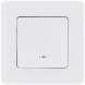 Механизм переключателя 1-кл. Inspiria 10А IP20 250В 10AX с подсветкой / индикацией бел. Leg 673660