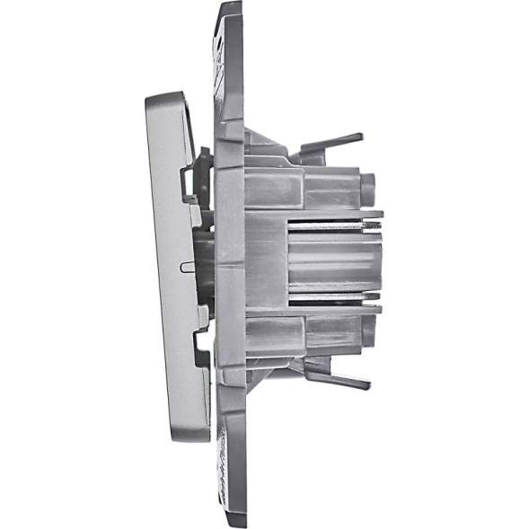 Механизм выключателя 1-кл. Inspiria 10А IP20 250В 10AX алюм. Leg 673602