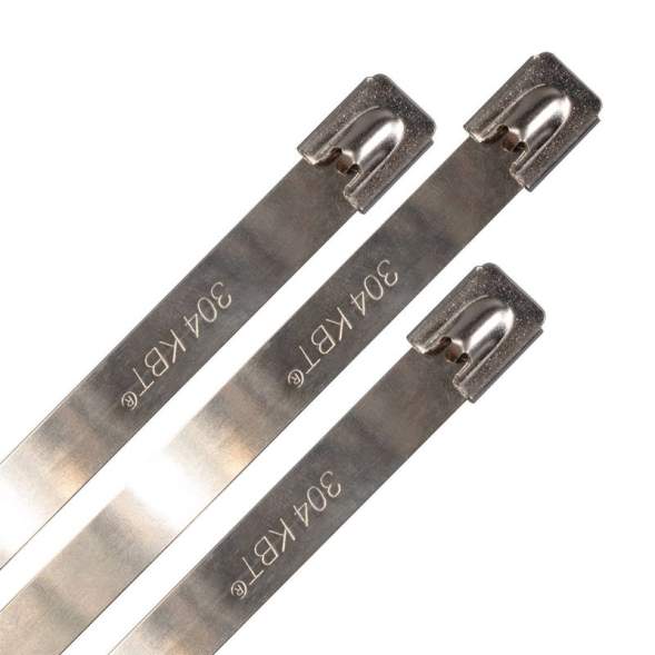 Хомут кабельный СКС (304) 7.9х800 стальной (уп.100шт) Fortisflex 74927