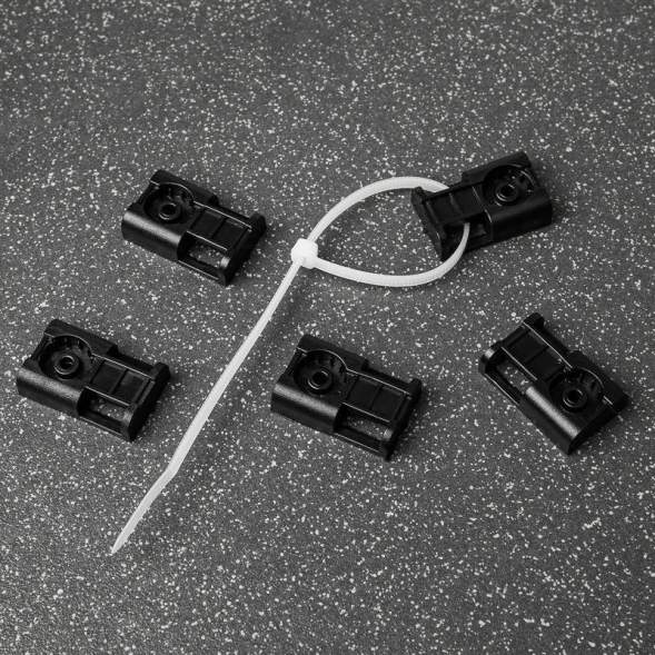 Площадка под стяжку для прямого монтажа черн. (уп.100шт) Rexant 07-2106