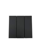 Выключатель 3-кл. СП ZIMA IP20 10А безвинт. зажим черн. бархат LEZARD 704-4288-109QC