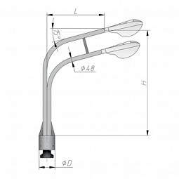 Кронштейн К1К-1.5-1.5-0.075-0.048