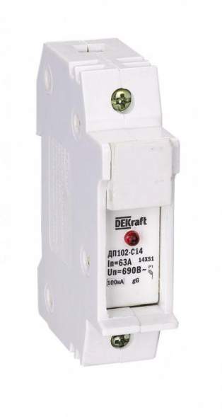 Держатель предохранителей ДП102-С10-1Р SchE 21383DEK