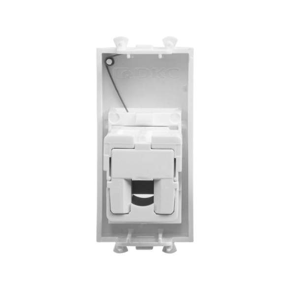 Розетка телефонная 1мод. Avanti &quot;Белое облако&quot; RJ12 модульная DKC 4400311