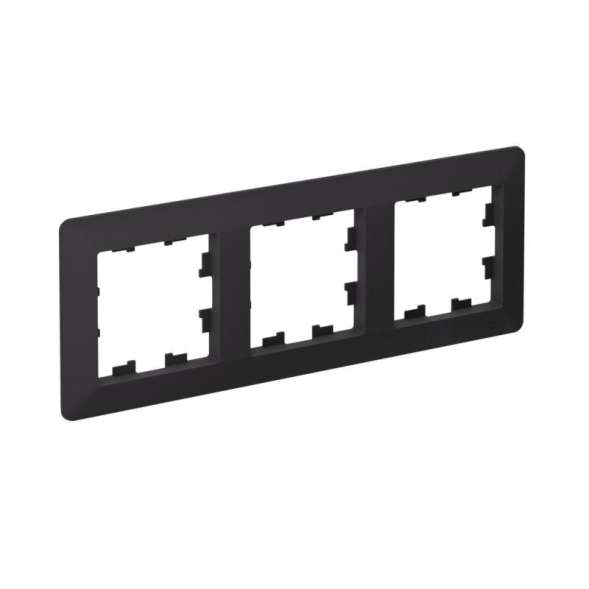 Рамка 3-м AtlasDesign Air карбон/дым. черн. SE ATN221003