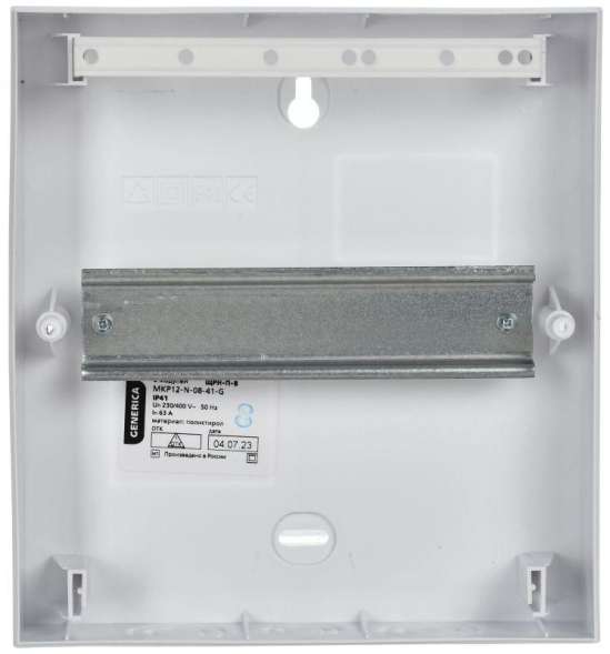 Бокс ЩРН-П-8 мод. навесной пластик IP41 GENERICA IEK MKP12-N-08-41-G