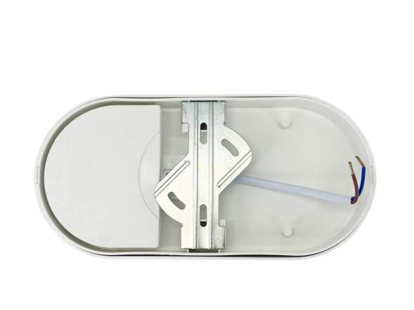 Светильник светодиодный WP 15 C 12W OP 840 W10L22 WH MDM 220х106х60мм 12Вт 4000К IP65 ЖКХ овал. пылевлагозащ. с датчиком движения бел. Русский Свет 15071524500