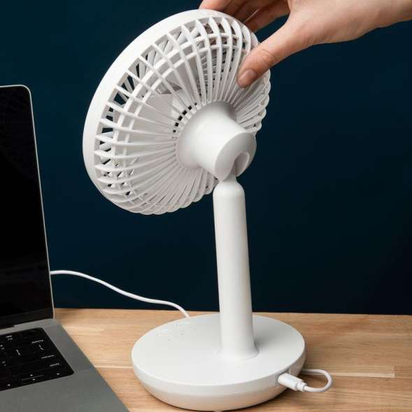 Вентилятор настольный 6Вт USB бел. DUX 60-0214