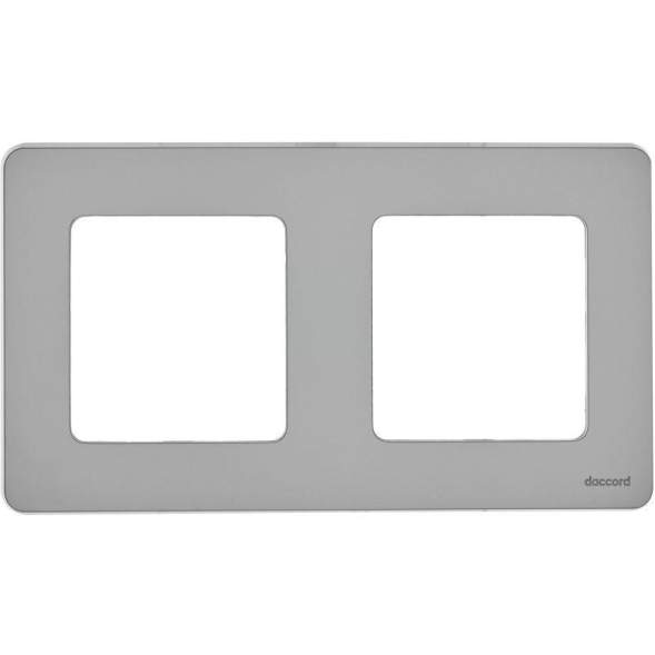 Рамка 2-м Inspiria алюм. Leg 673942