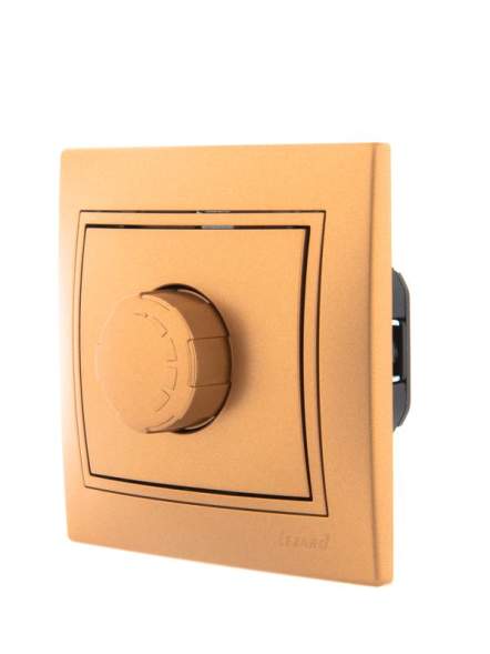 Светорегулятор СП 800Вт Мира метал. зол. LEZARD 701-1313-115