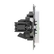 Розетка компьютерная 2-м СП Pixel RJ45 кат.5E механизм перламутр. TOKOV ELECTRIC TKE-PX-RC2-C04