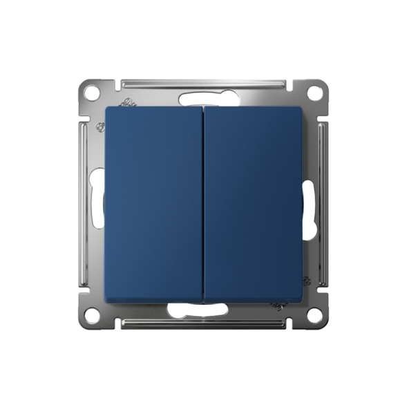 Выключатель 2-кл. AtlasDesign (сх. 2) 10А с самовозвратом механизм аквамарин SE ATN001117