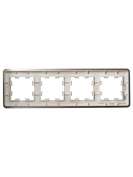 Рамка 4-м BRITE РУ-4-1-Бр метал. шампань RE AL IEK BR-M42-M-21-K37