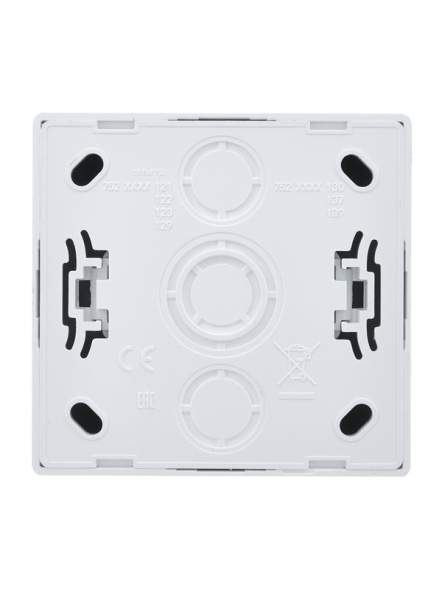 Розетка 1-мест. с заземл. LETO ПБТ бел. LEZARD 752-0200-122B