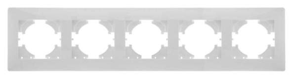 Рамка 5-м Bravo бел. GUSI С1050-001