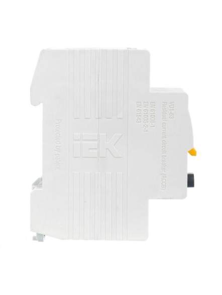 Выключатель дифференциального тока (УЗО) 2п 16А 30мА тип AC ВД1-63 IEK MDV10-2-016-030