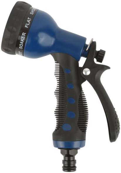 Пистолет для полива 8 режимов 200мм син. FIT 77307
