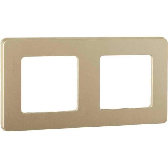 Рамка 2-м Inspiria шампань Leg 673948