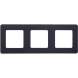 Рамка 3-м Inspiria антрацит Leg 673953