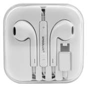 Наушники вкладыши с микрофоном ELX-WHP03-C01 проводные Type-C 1.2м коробка+бокс бел. ERGOLUX 15284