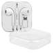 Наушники вкладыши с микрофоном ELX-WHP03-C01 проводные Type-C 1.2м коробка+бокс бел. ERGOLUX 15284