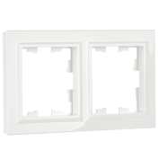 Рамка 2-м BRITE РУ-2-БрБ бел. IEK BR-M22-K01