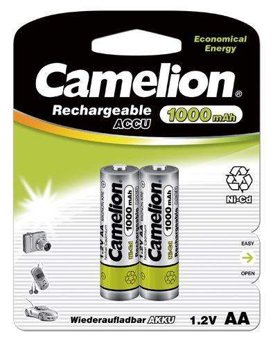 Аккумулятор AA/R6 NI-CD 1000мА.ч BP-2 (блист.2шт) Camelion 6181