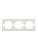 Рамка 3-м Мира горизонт. бел. LEZARD 701-0200-148