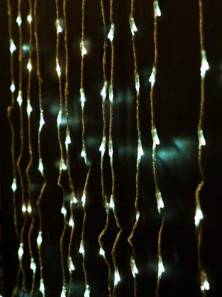 Гирлянда &quot;Занавес-водопад&quot; LDCL300C-W 300 бел. светодиодов 1.5х2.2м внутр. SHLights 4690601043610