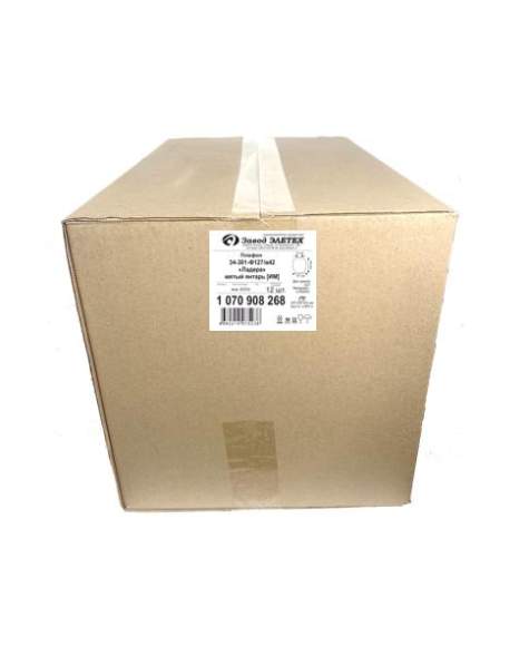 Плафон 34-301-Ф127/в42 &quot;Ладера&quot; мятый янтарь ИМ Элетех 1070908268