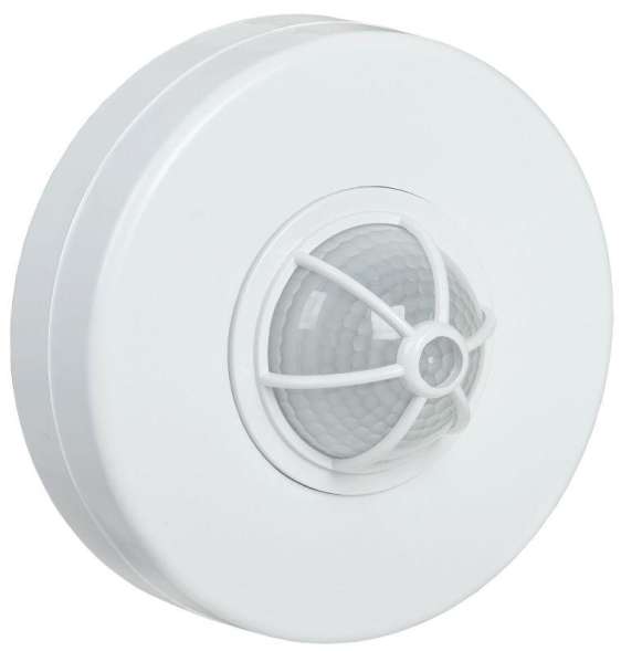 Детектор движения ДД 024 1100Вт угол. обз. 120-360град. 6м IP33 бел. IEK LDD11-024-1100-001