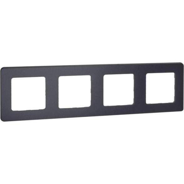 Рамка 4-м Inspiria антрацит Leg 673963