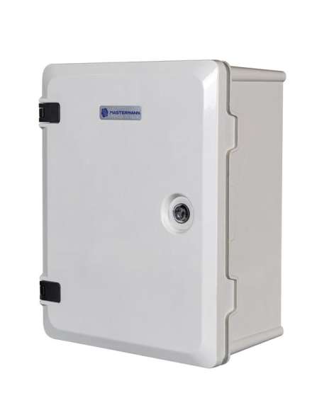 Шкаф монтажный композитный IK10 290x390x190мм IP66 Mastermann 00-01020360